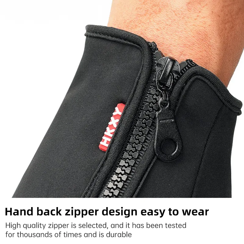 Winter Men's & Women's Touchscreen Waterproof Windproof Cycling Gloves - Image 4