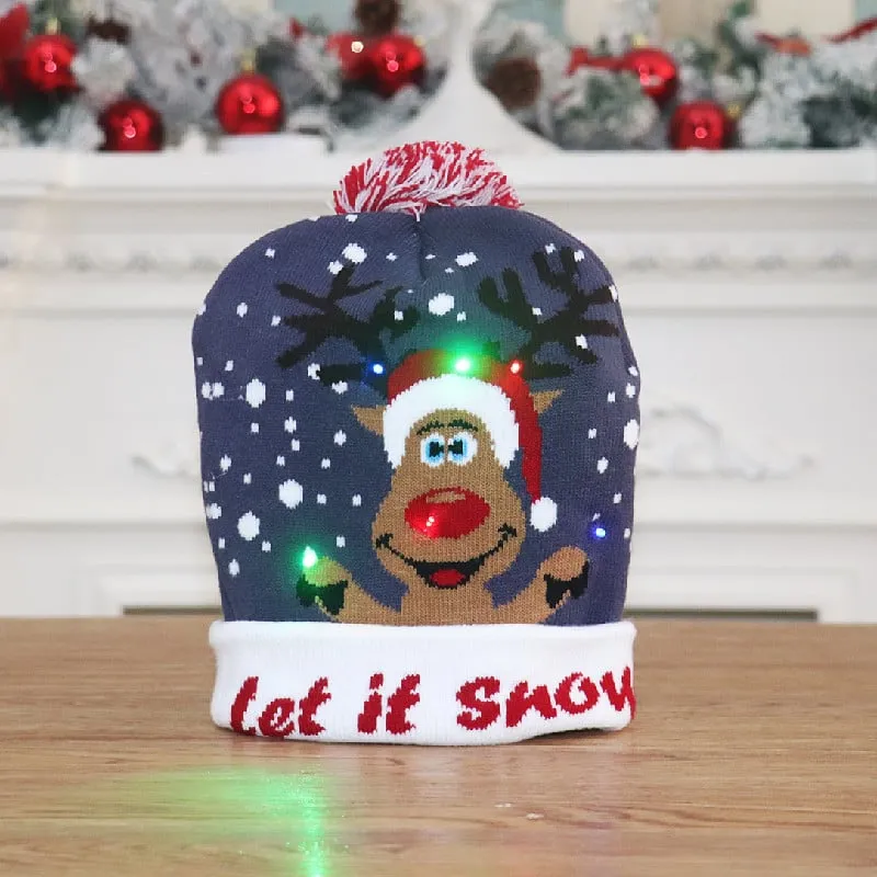 LED Light Knitted Beanies - Image 2