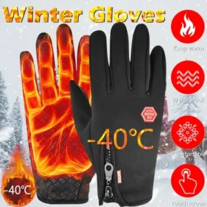 Winter Men's & Women's Touchscreen Waterproof Windproof Cycling Gloves