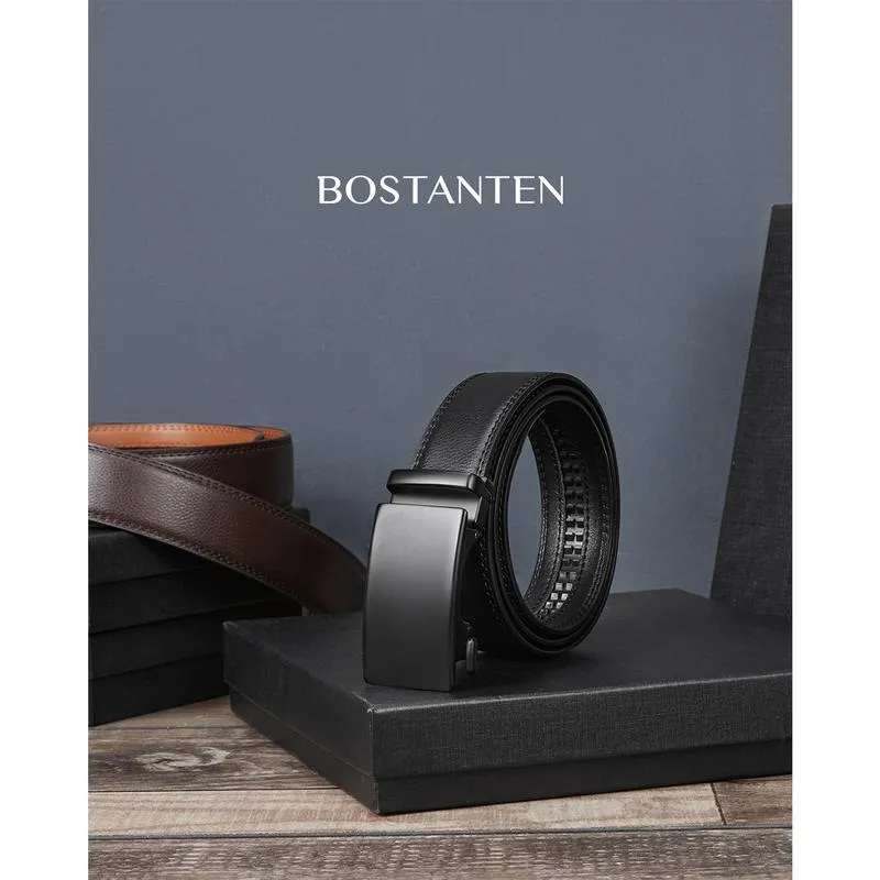 BOSTANTEN Men's Belt Easy Release Ratchet Belt - Image 5