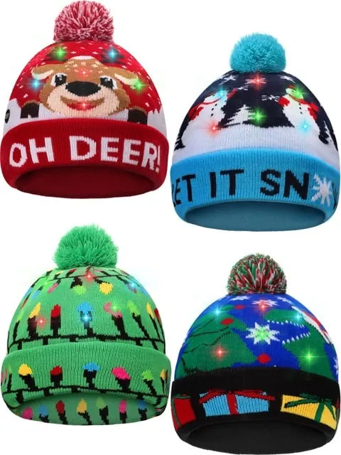 LED Light Knitted Beanies - Image 19