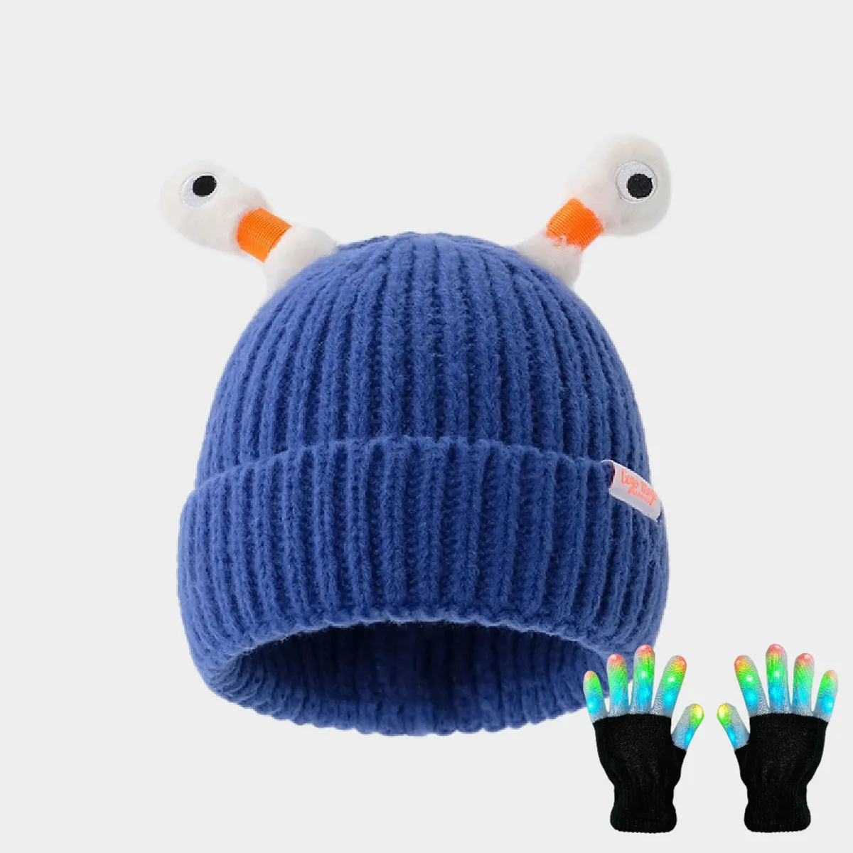 🔥HOT SALE - 49% OFF🔥Winter Parent-Child Cute Glowing Little Monster Knit Hat - Image 39