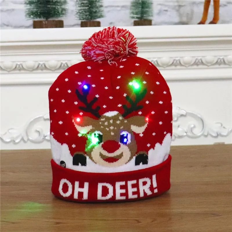 LED Light Knitted Beanies