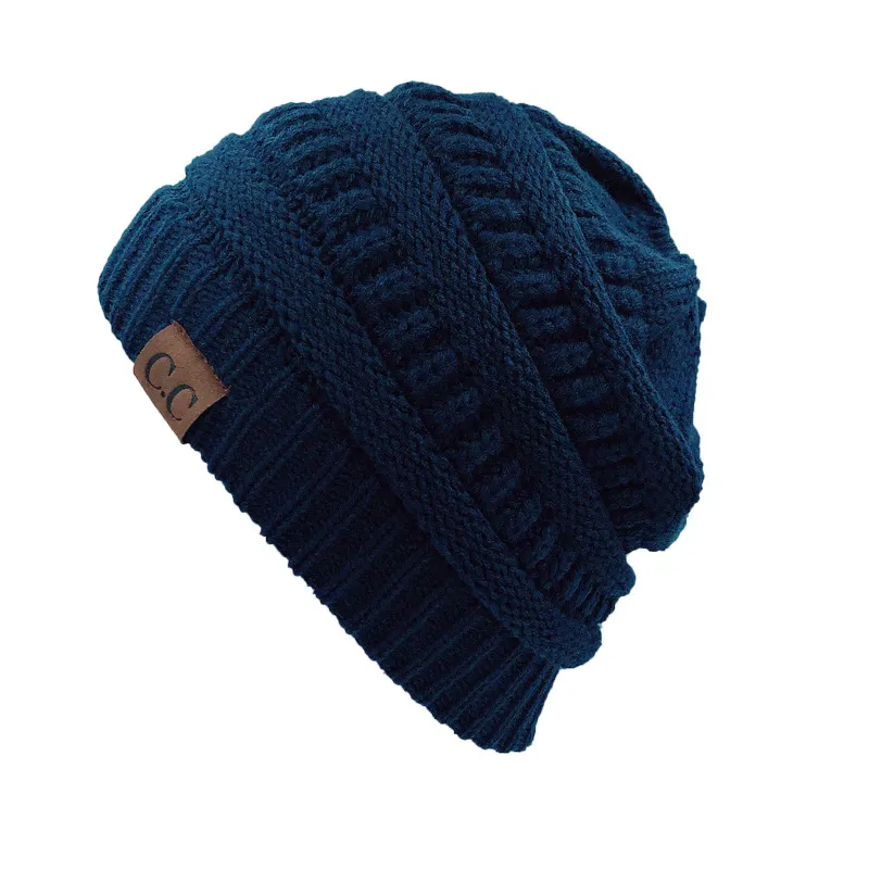 Fashion Soft Knit Ponytail Beanie - Image 22