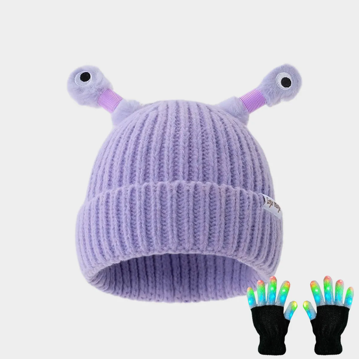 🔥HOT SALE - 49% OFF🔥Winter Parent-Child Cute Glowing Little Monster Knit Hat - Image 43