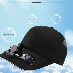 ☀️The solar fan hat turns you into a ❄️"Cool Man"❄️ in seconds