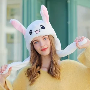 Easter LED Glowing Plushy Rabbit Hat