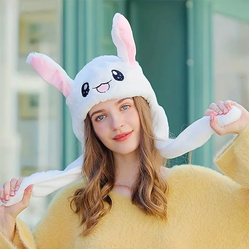 Easter LED Glowing Plushy Rabbit Hat