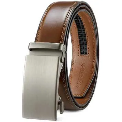 BOSTANTEN Men's Belt Easy Release Ratchet Belt - Image 10