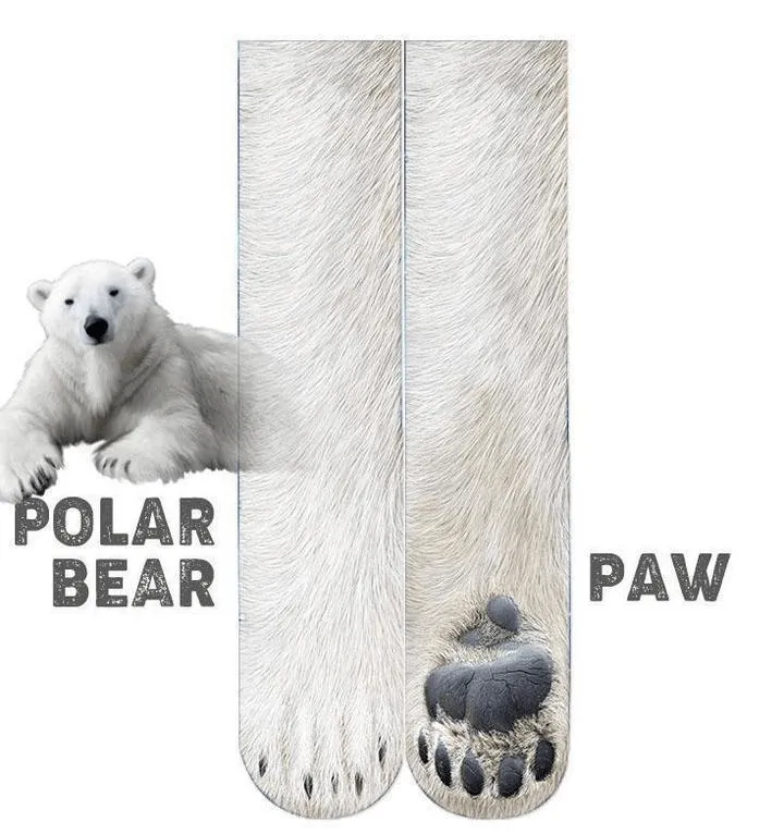 Flurry 3D Animal Paw Socks - Image 9