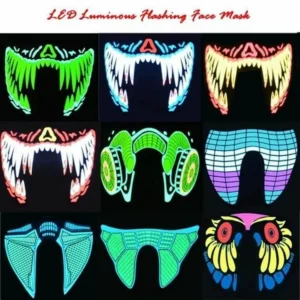 SOUND ACTIVATED LED MASKS(BUY 2 FREE SHIPPING)