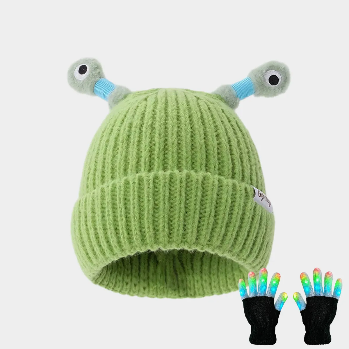 🔥HOT SALE - 49% OFF🔥Winter Parent-Child Cute Glowing Little Monster Knit Hat - Image 45