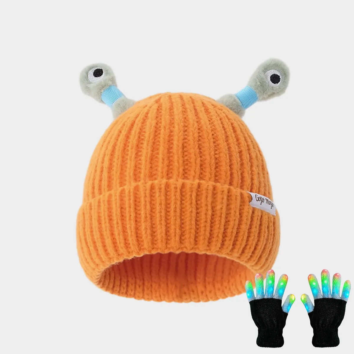 🔥HOT SALE - 49% OFF🔥Winter Parent-Child Cute Glowing Little Monster Knit Hat - Image 46