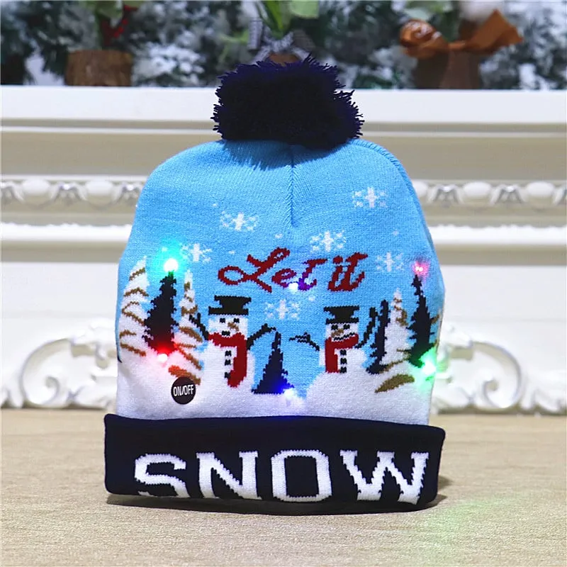 LED Light Knitted Beanies - Image 13