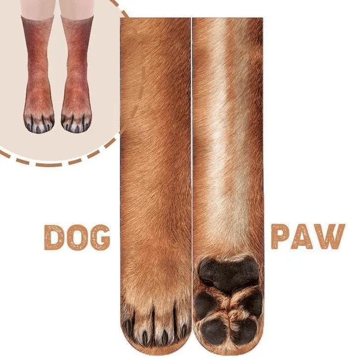 Flurry 3D Animal Paw Socks - Image 5