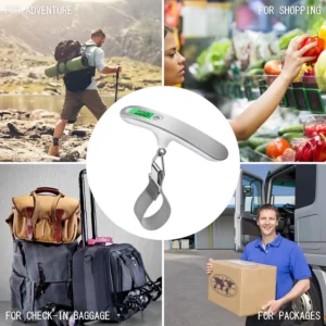 Portable Electronic Hook Scale with Strong Nylon Strap