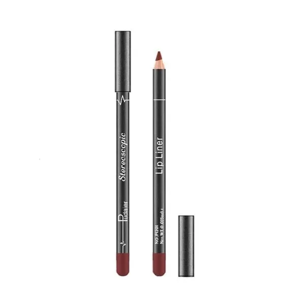 12 Colors Lip Liner Pencil Waterproof Non-Marking - Image 9