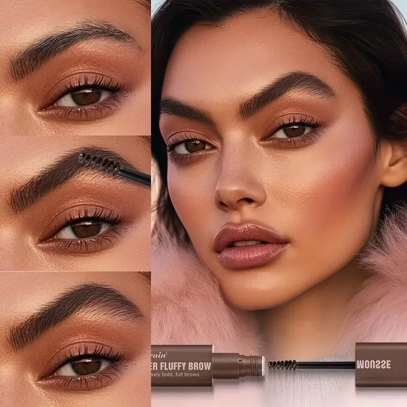 Eyebrow Volumizing Mousse, Buildable Soft & Full brows, All-day Wear, Flake Resistant