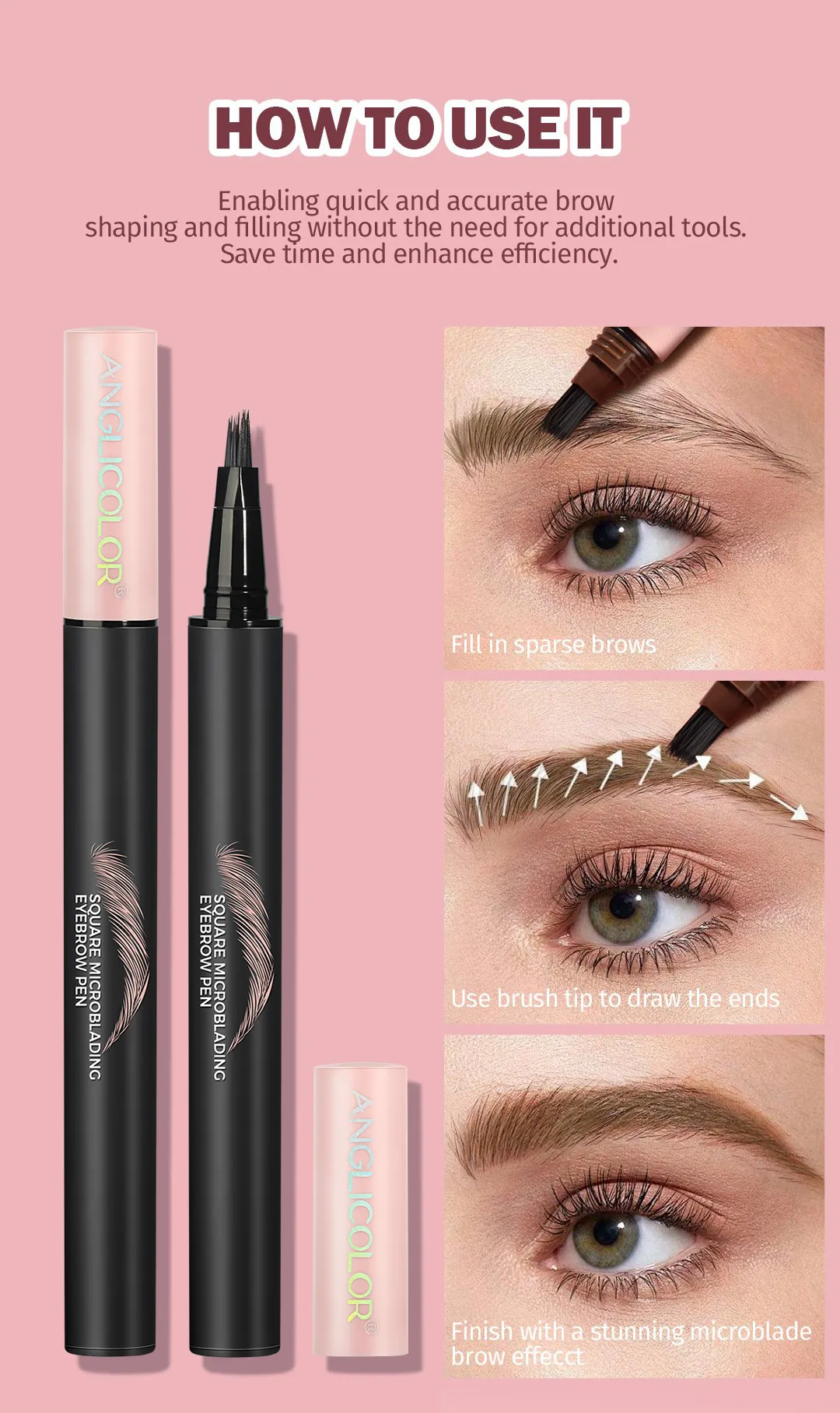 💥Angled Brow Brush Liquid Brow Paste - Image 2