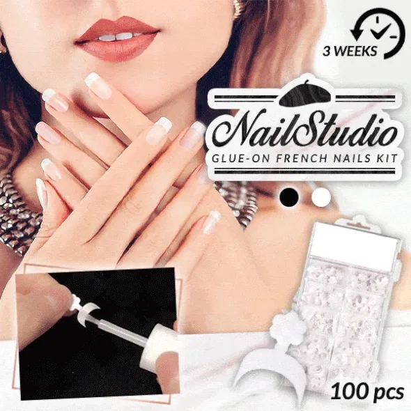 Glue-On French Nails Kit