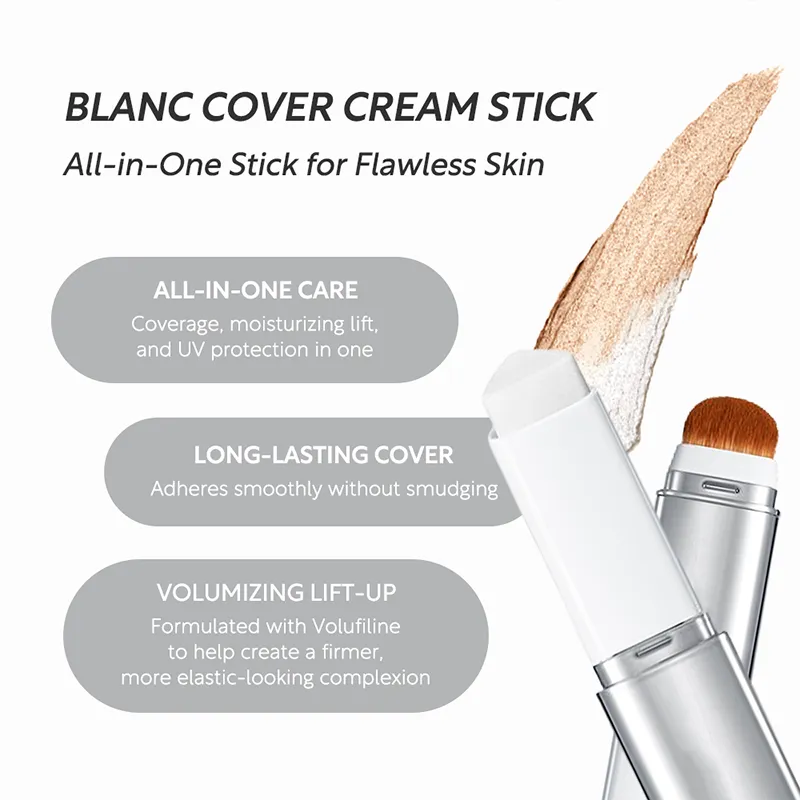 BLANC Cover Cream Stick V w/ Detachable Brush - Image 3