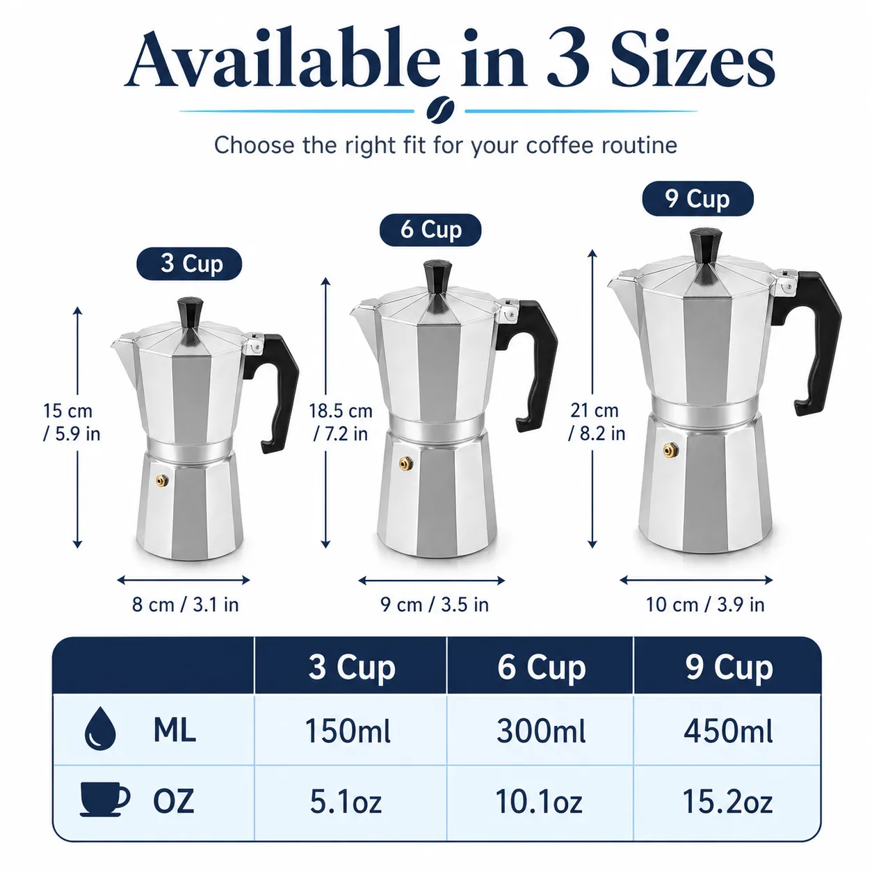 Espresso Moka Coffee Maker - 图片 11