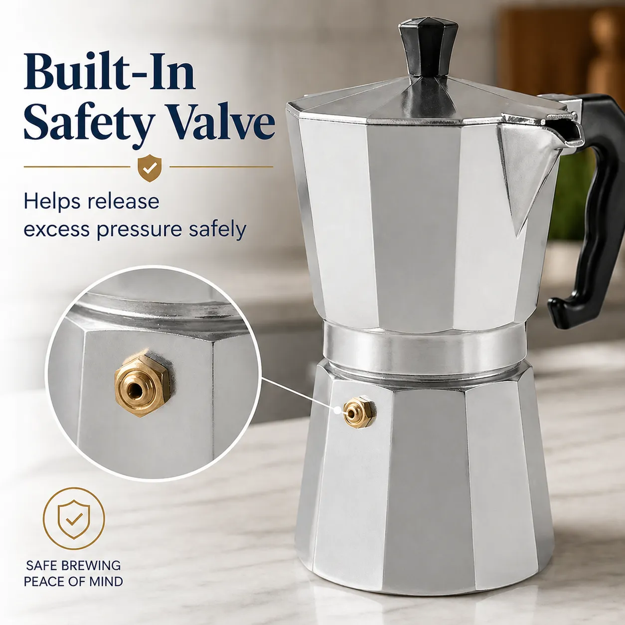 Espresso Moka Coffee Maker - 图片 4