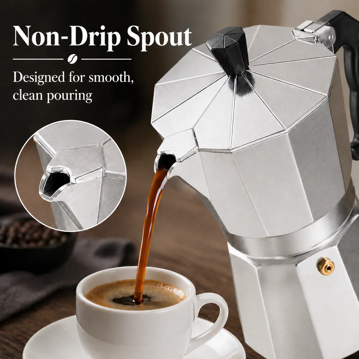 Espresso Moka Coffee Maker - 图片 7