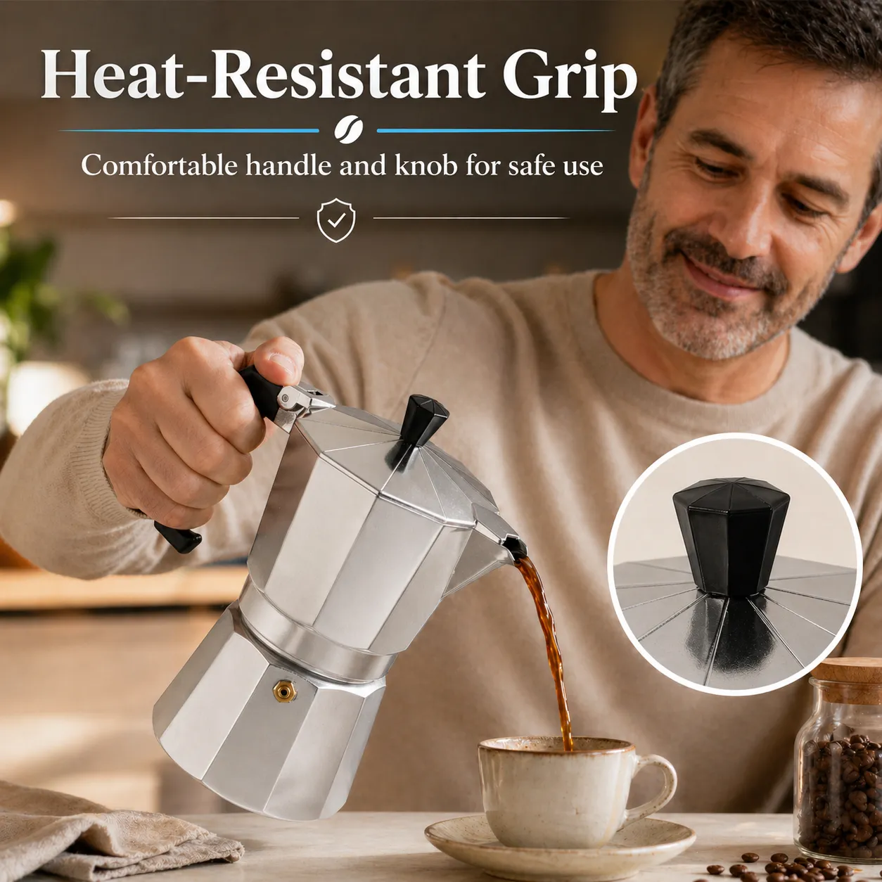 Espresso Moka Coffee Maker - 图片 5