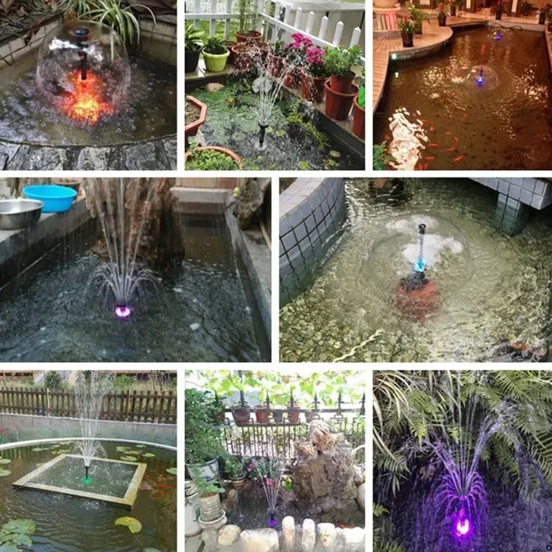 Fountain pump with LED color lighting - Image 9