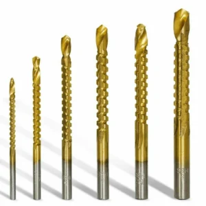 Titanium HSS Hacksaw Drill Bit Set