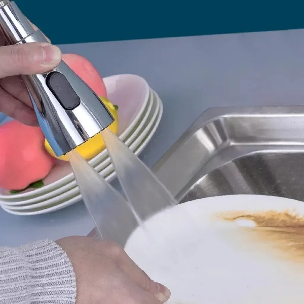 Testa di spruzzo per rubinetto da cucina ruotabile a 360° -3 funzioni - Image 6