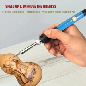 Adjustable Temperature Pyrography Wood Burning Kit