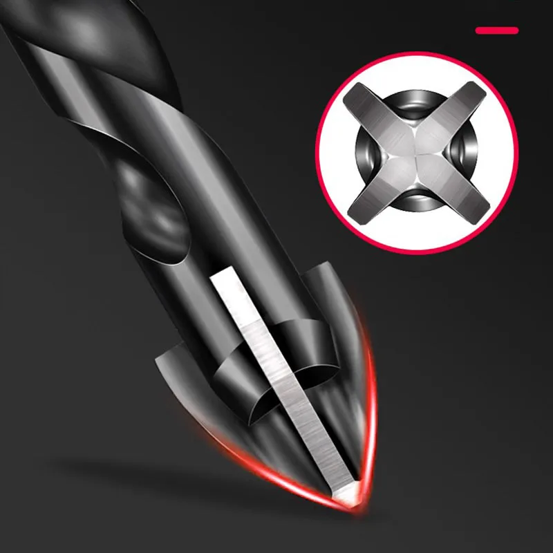 4-edge Cross Drill Bit Set 7pcs - Image 7
