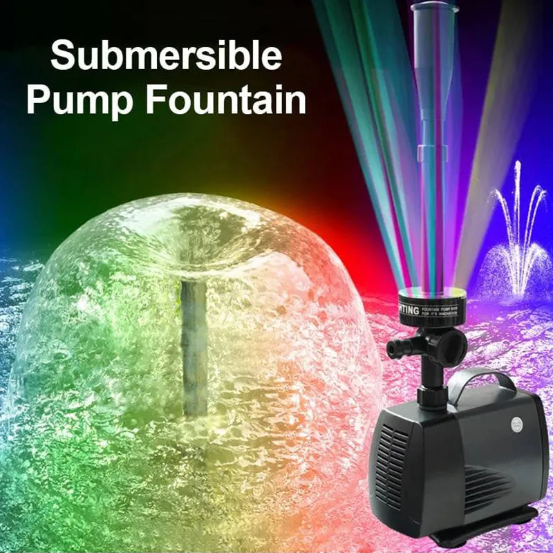 Fountain pump with LED color lighting - Image 2