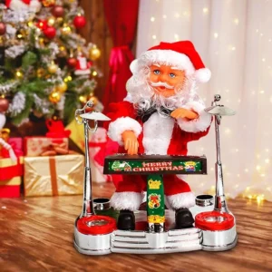Electric Santa Claus Playing Piano Xmas Gift