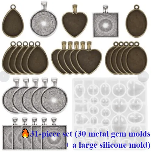 DIY Crystal Mold SET (With 157 PCS KIT)💐 - Image 18