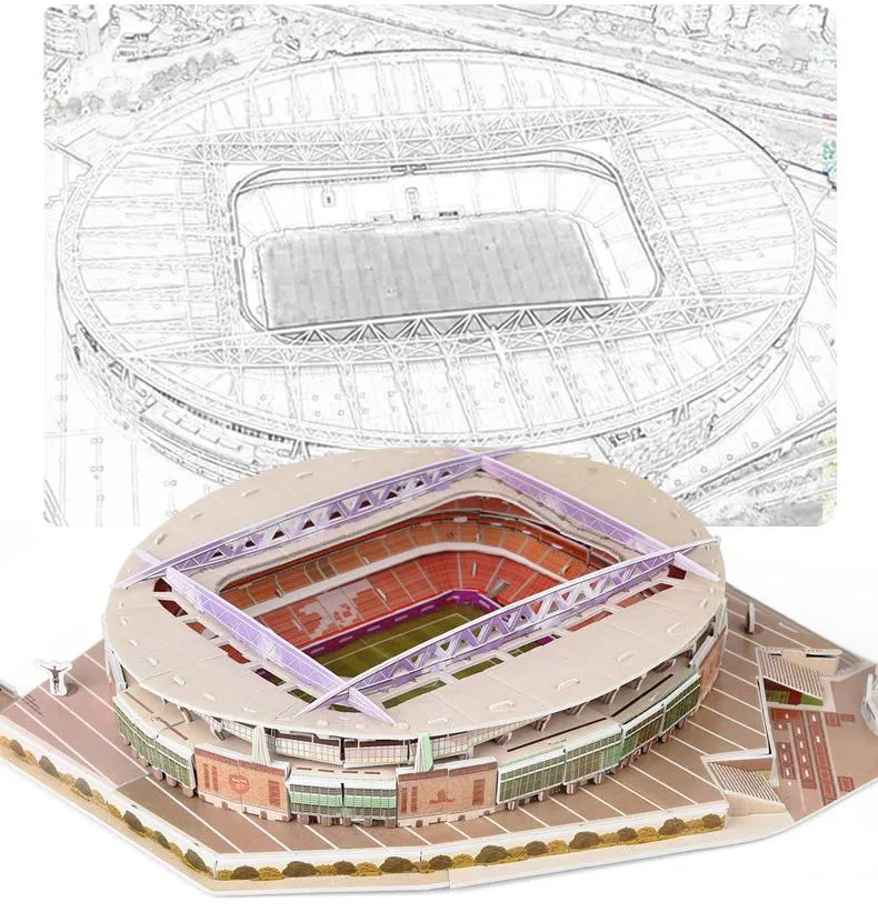 🎉49% OFF - Classic Football Stadium Puzzle - 3D Puzzle Soccer Club Venues⚽