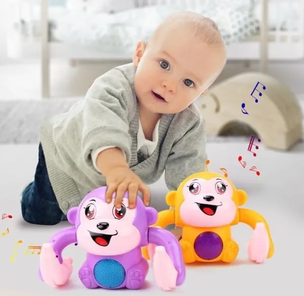 49% OFF🔥Early infant electric flip and head monkey toys