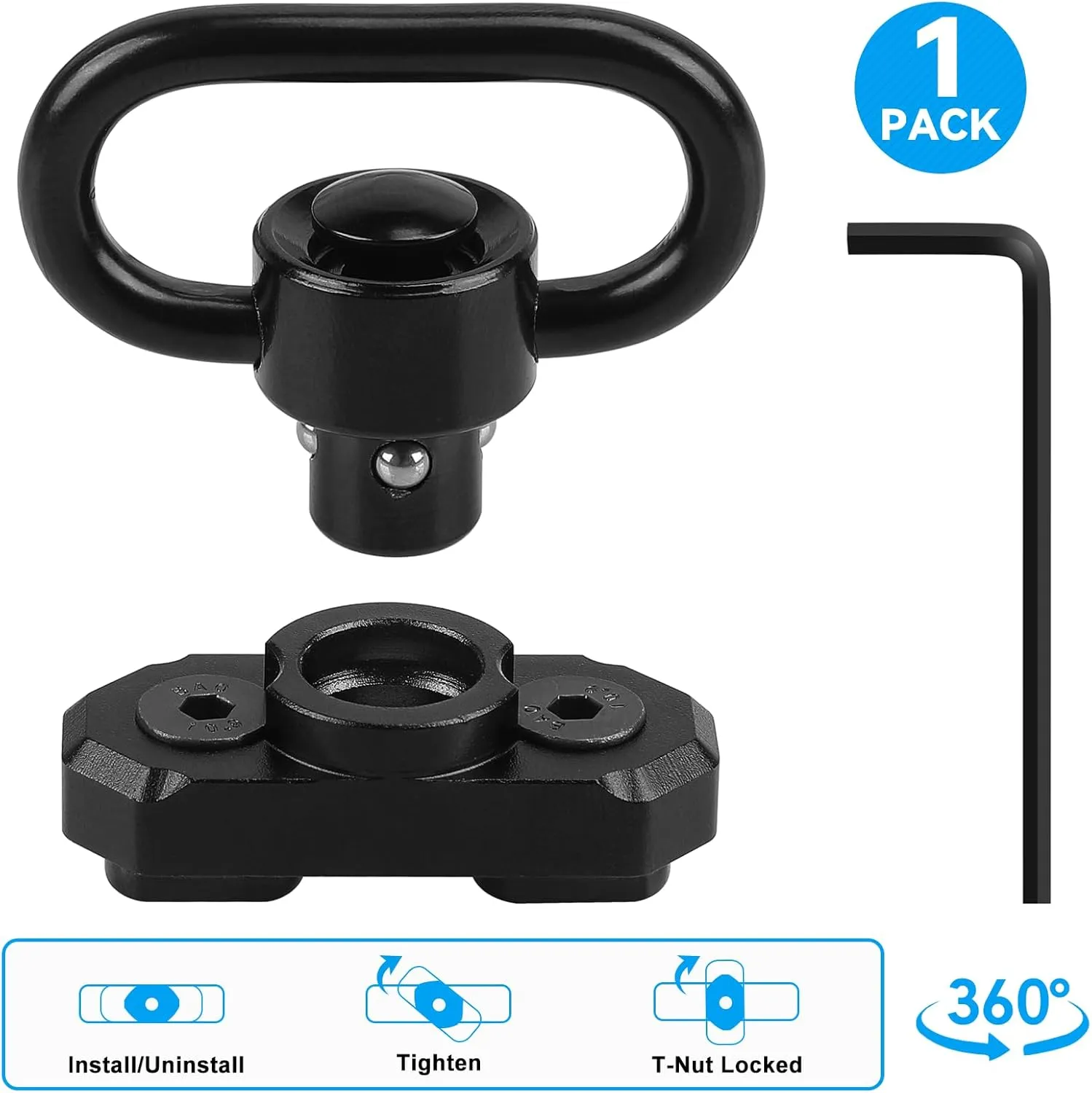 🔥Heavy Duty QD Sling Swivel Mount - Image 9