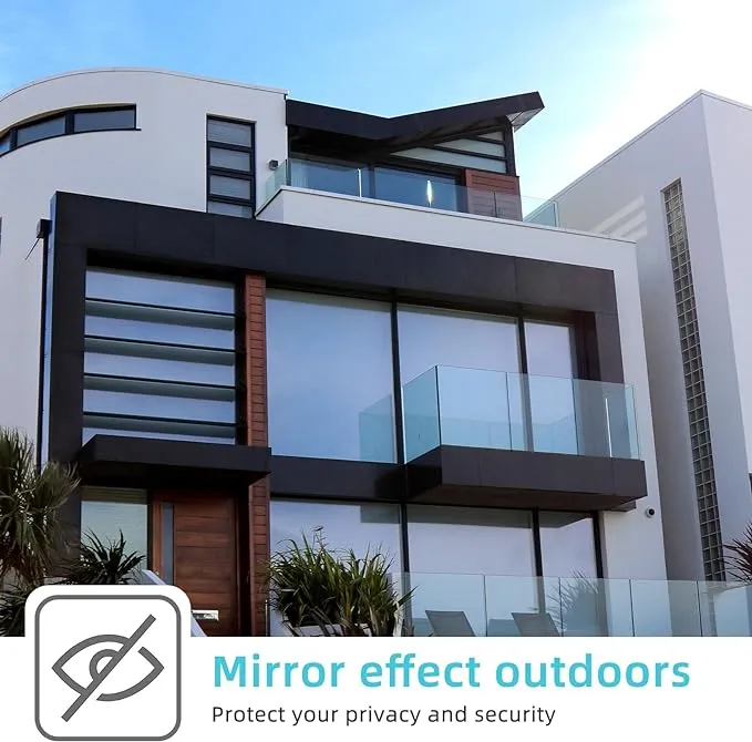 🔥Privacy Window Film,One Way Window Privacy Film,Reflective Mirror Glass Windows Coverings - Image 7