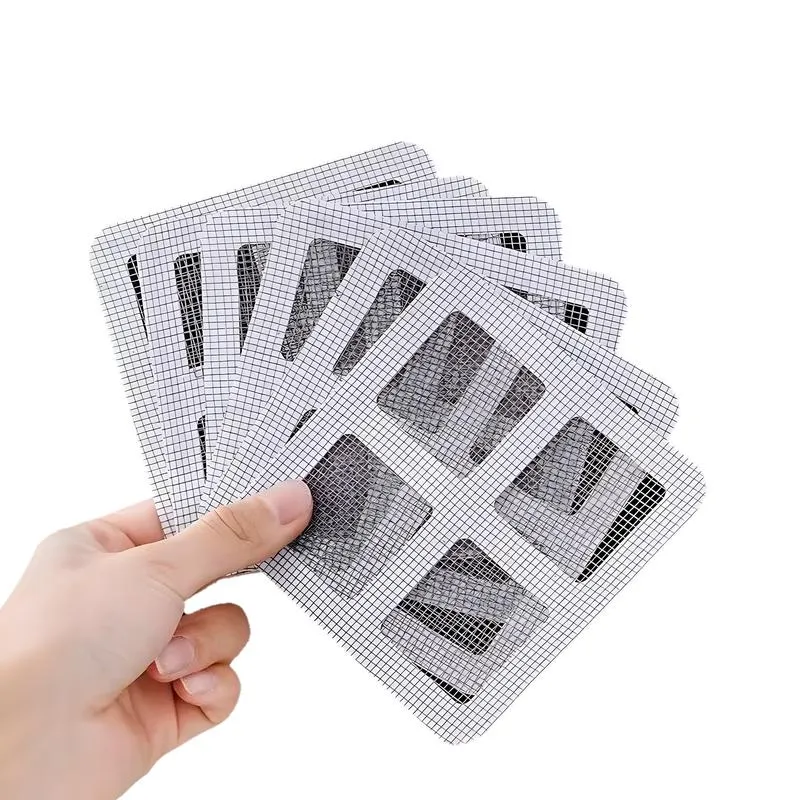 Disposable Mesh Shower Drain Cover Hair Catcher (with strong adhesive fits tightly on drains) - Image 2