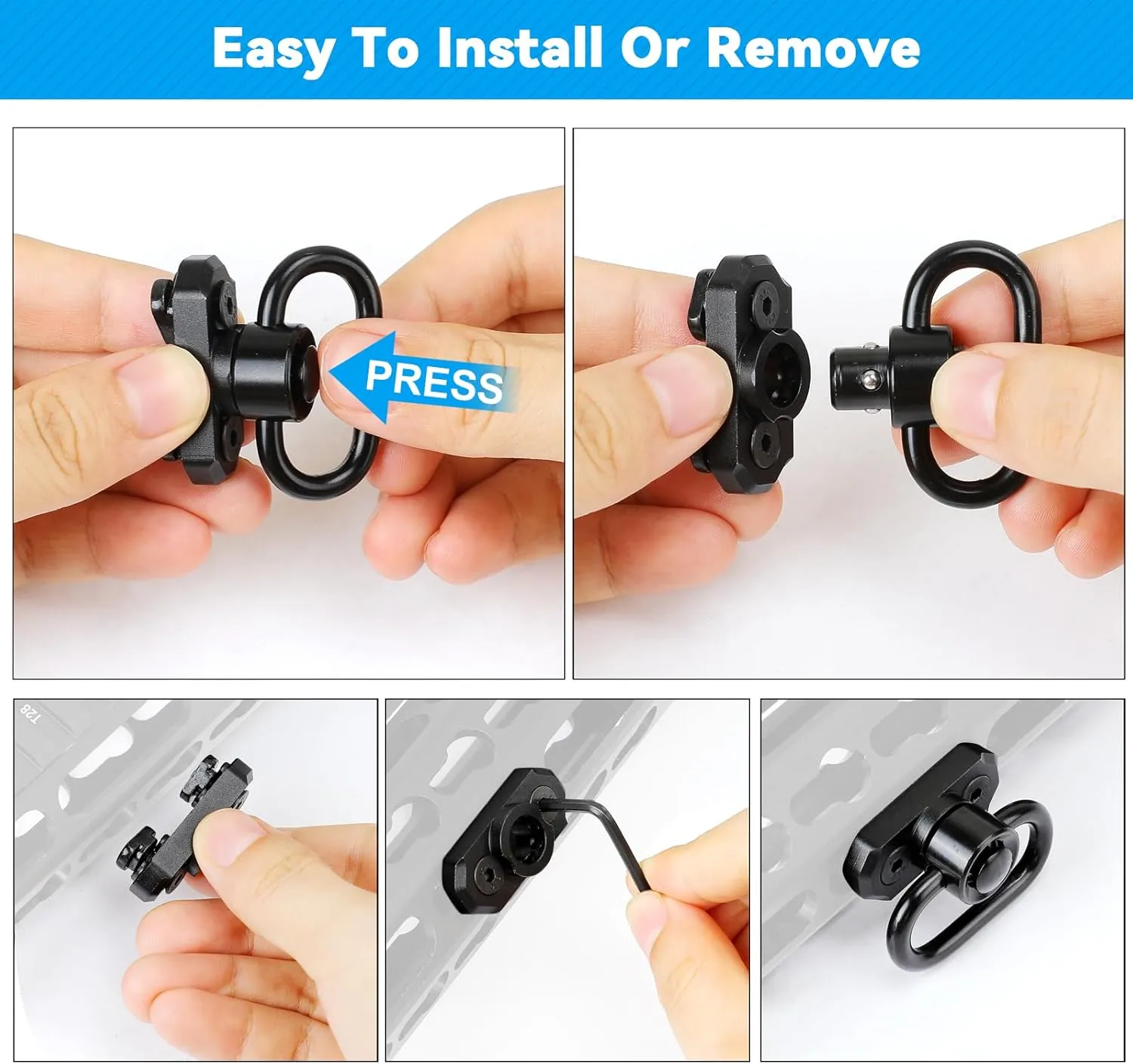 🔥Heavy Duty QD Sling Swivel Mount - Image 5