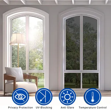 🔥Privacy Window Film,One Way Window Privacy Film,Reflective Mirror Glass Windows Coverings - Image 11