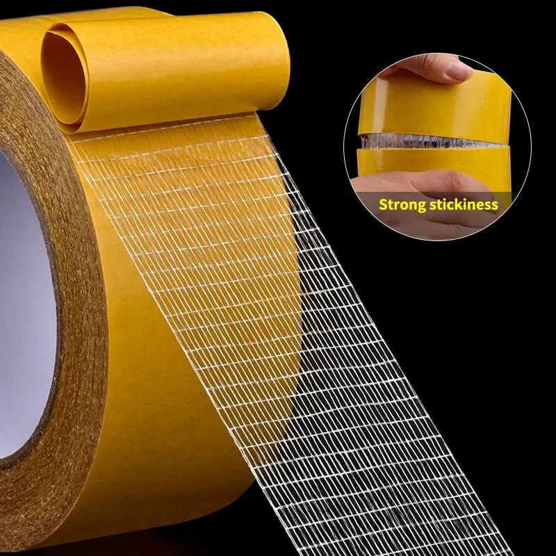 Strong Adhesive Double-sided Gauze fiber Mesh Tape - Image 2