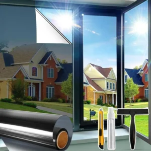 🔥Privacy Window Film,One Way Window Privacy Film,Reflective Mirror Glass Windows Coverings