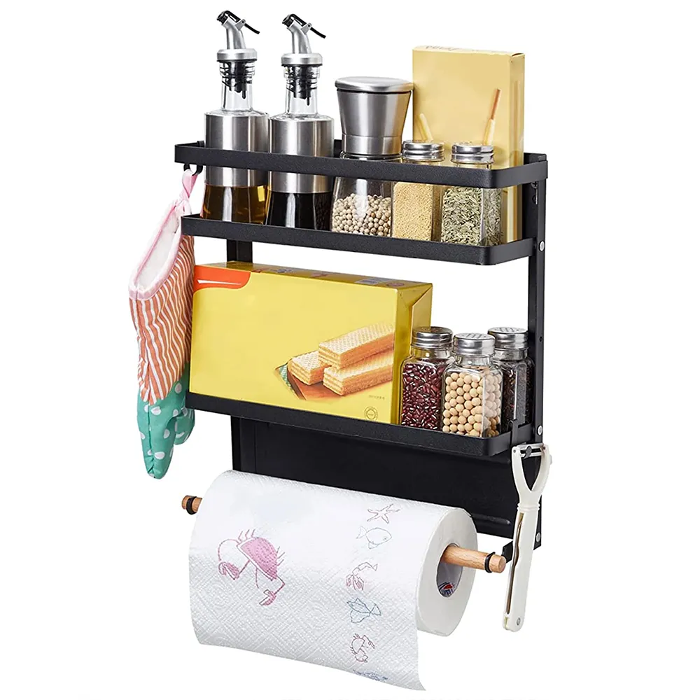 🧂 Double-Layer Wall-Mounted Magnetic Spice Rack - Image 7