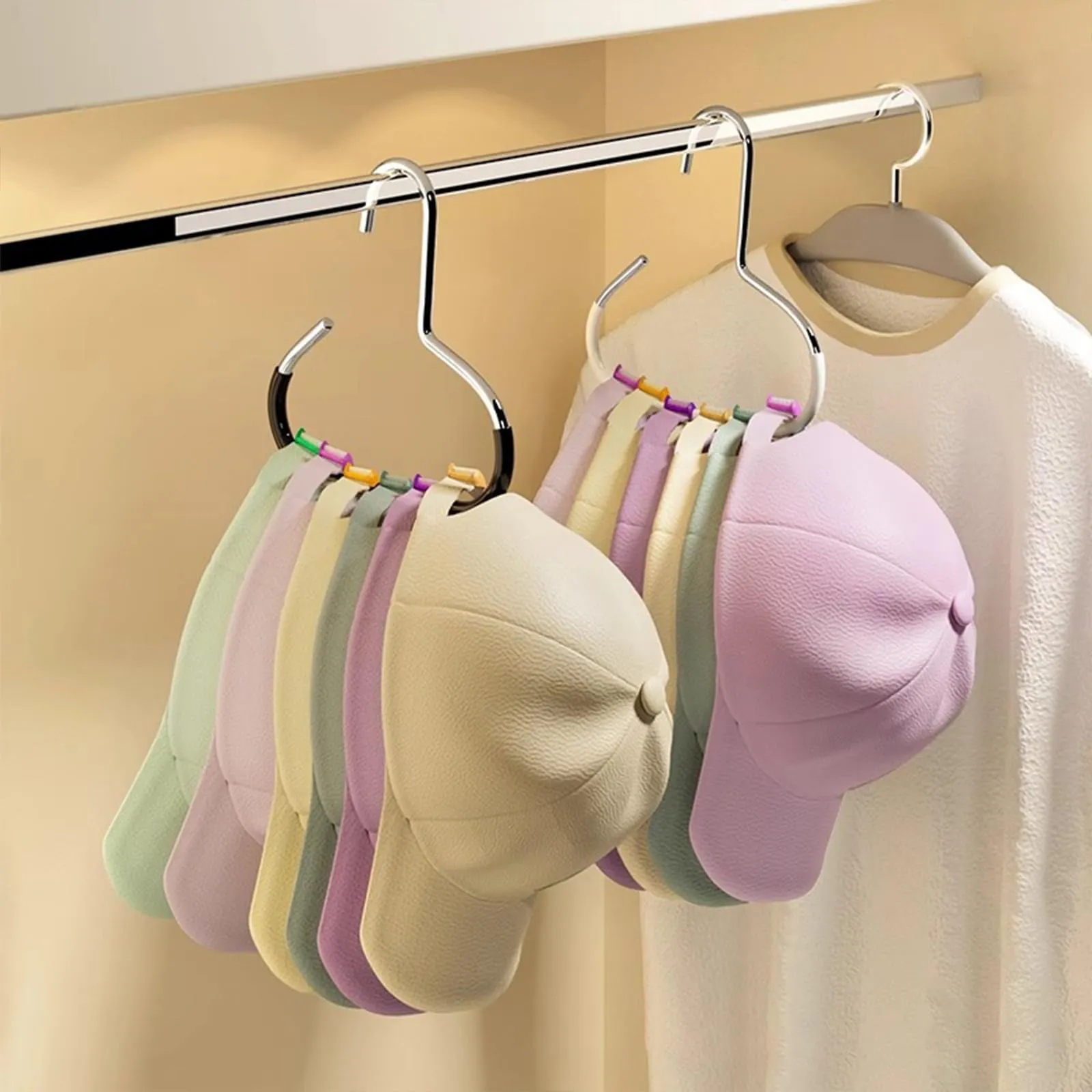 đŸ§¢Durable Steel Hangers: Maximize Closet Space with Versatile Storage