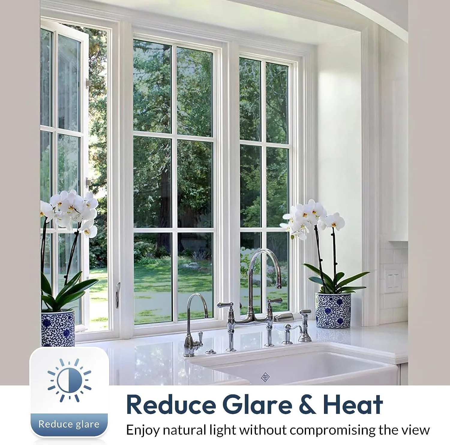 🔥Privacy Window Film,One Way Window Privacy Film,Reflective Mirror Glass Windows Coverings - Image 6