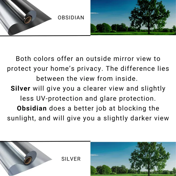 🔥Privacy Window Film,One Way Window Privacy Film,Reflective Mirror Glass Windows Coverings - Image 13